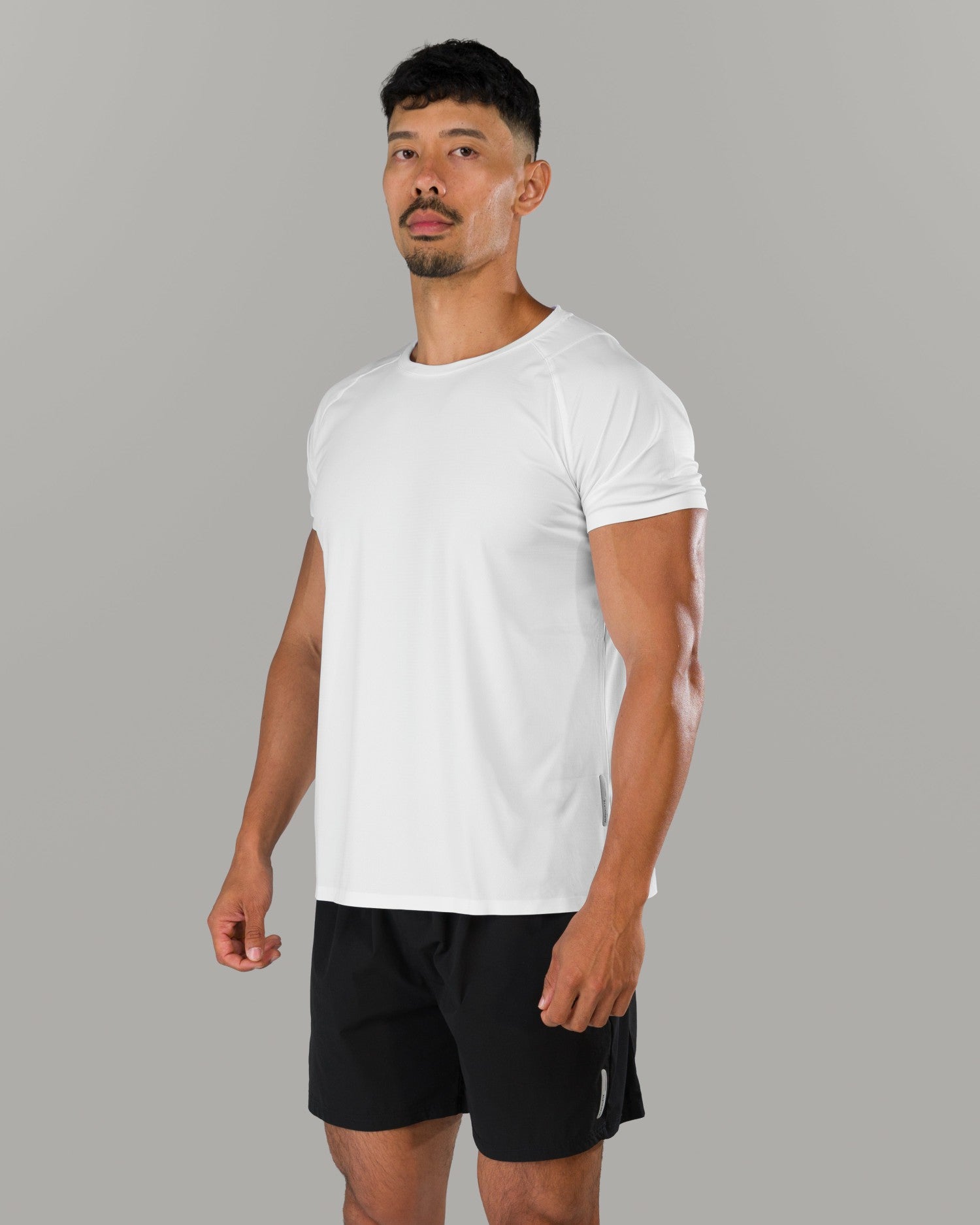 Proflex Tee - White - Mens Workout Tee | Alphalete