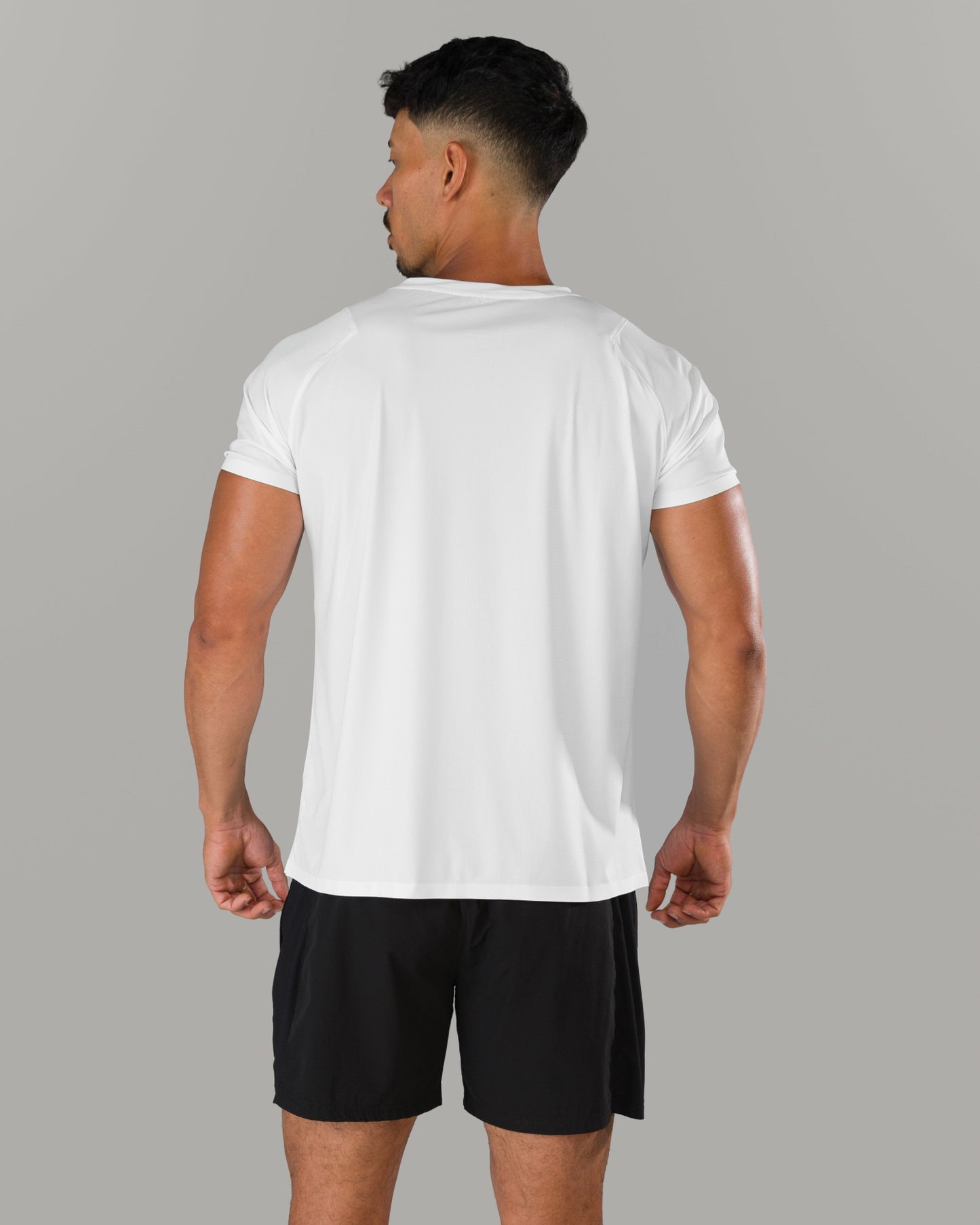 Proflex Tee - White - Mens Workout Tee | Alphalete