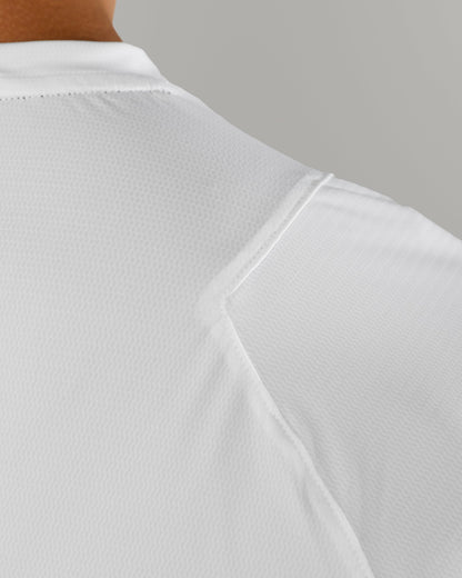 Proflex Tee - White - Mens Workout Tee | Alphalete