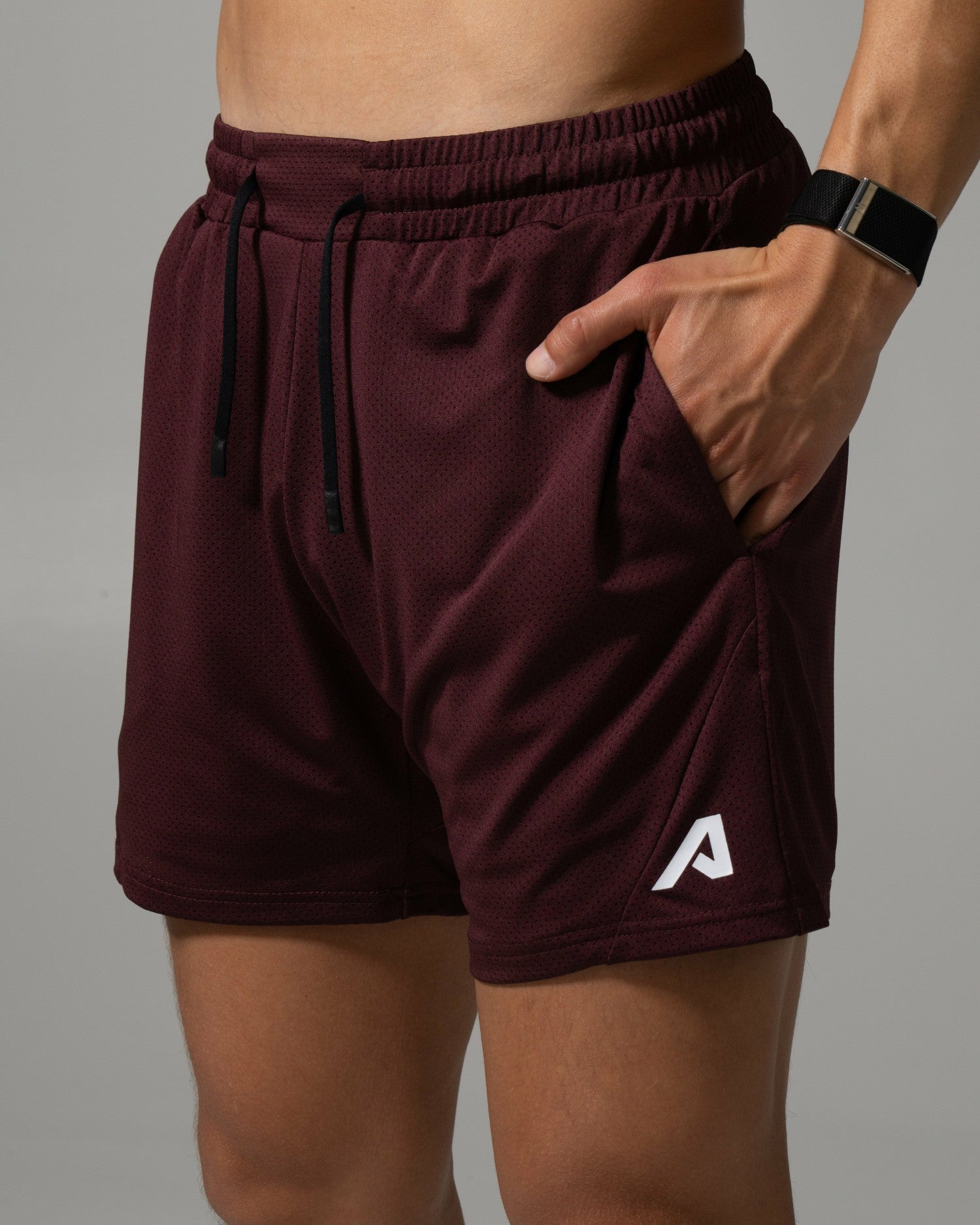 AirFlex Mesh Short - Merlot - Men's Athletic Shorts | Alphalete