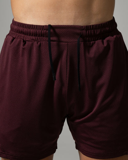 AirFlex Mesh Short - Merlot - Men's Athletic Shorts | Alphalete