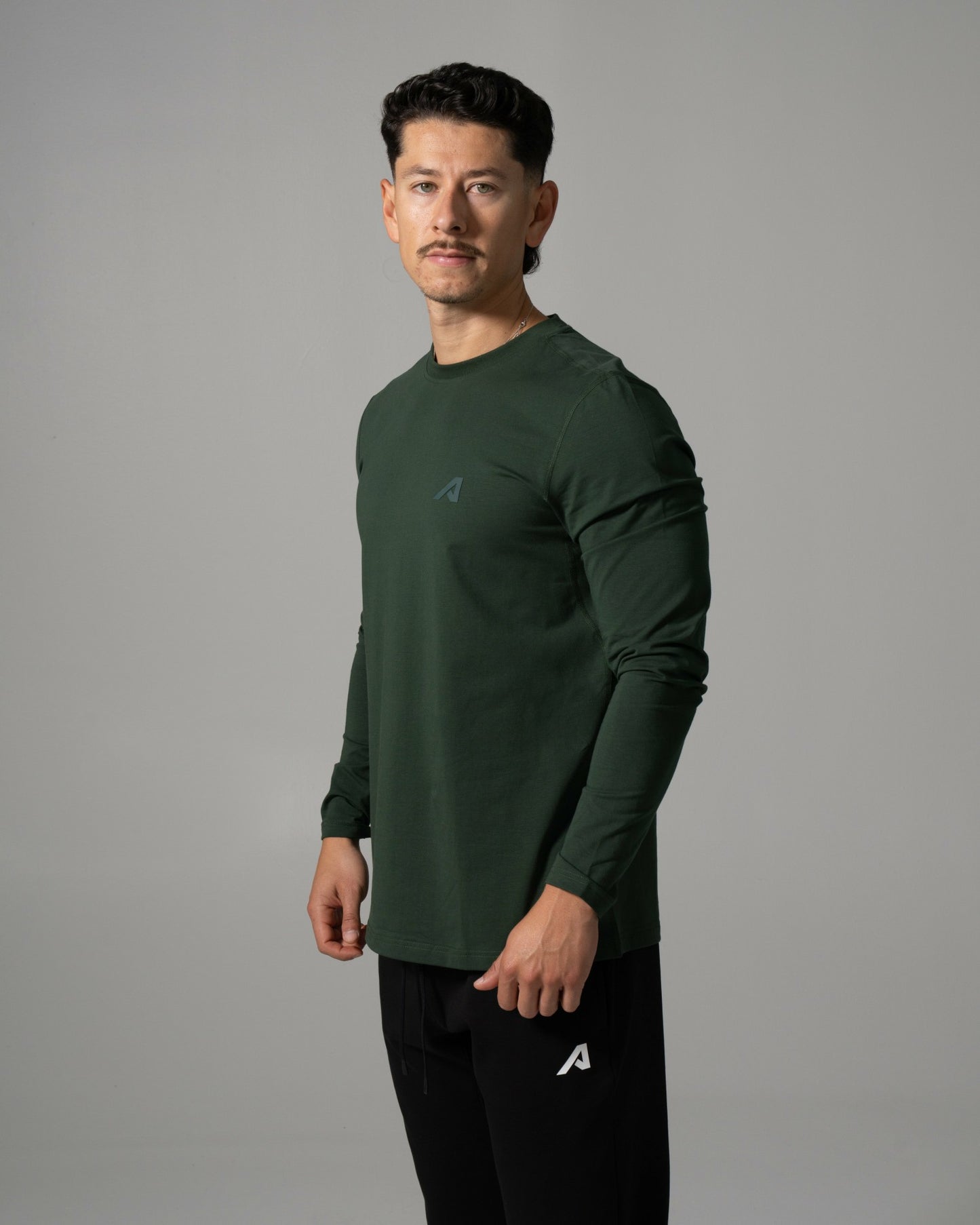 Momentum LS - Cactus - Workout Clothes | Alphalete