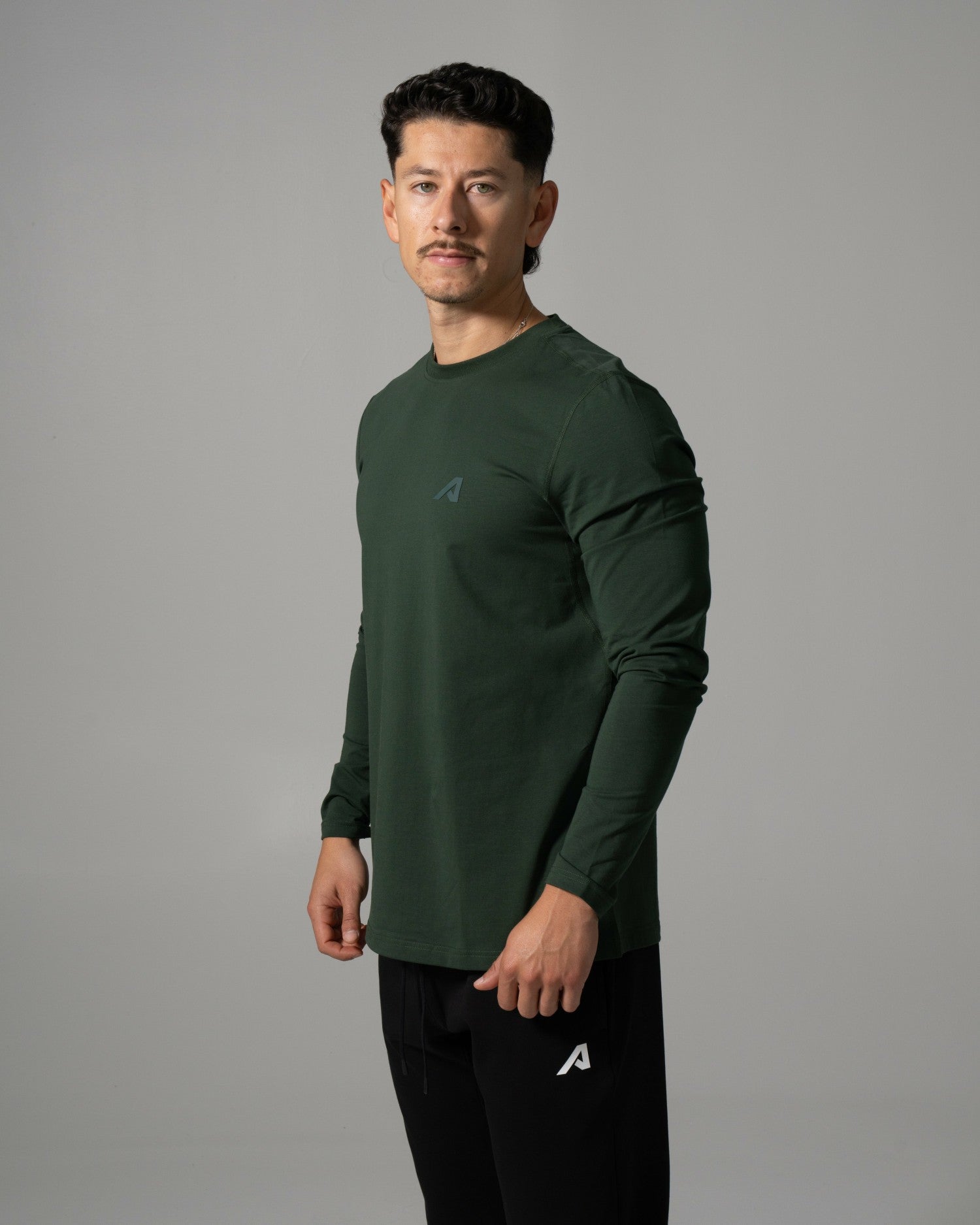 Momentum LS - Cactus - Workout Clothes | Alphalete