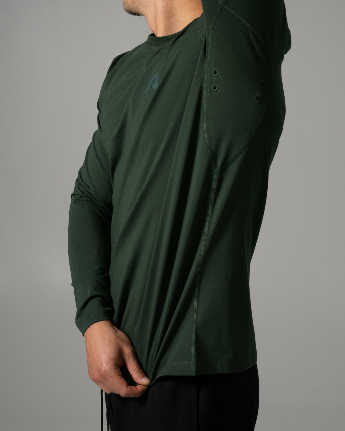 Momentum LS - Cactus - Workout Clothes | Alphalete