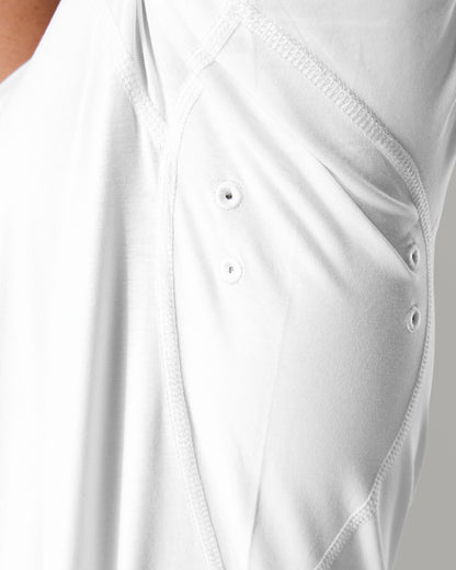 Momentum Tee - White - Mens Workout Tee | Alphalete