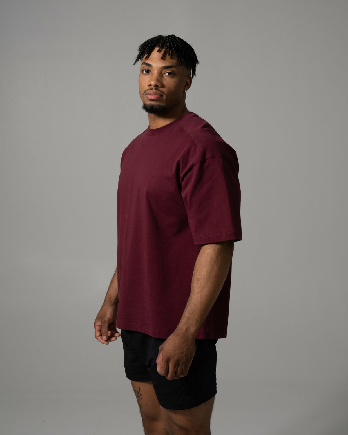 Alpha Tee - Merlot - Mens Workout Tee | Alphalete