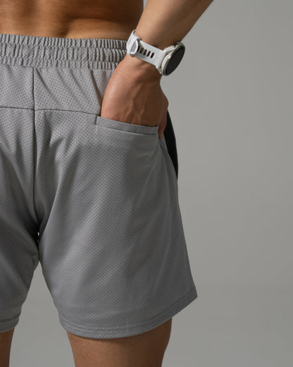 AirFlex Mesh Short - Chrome - Men's Athletic Shorts | Alphalete