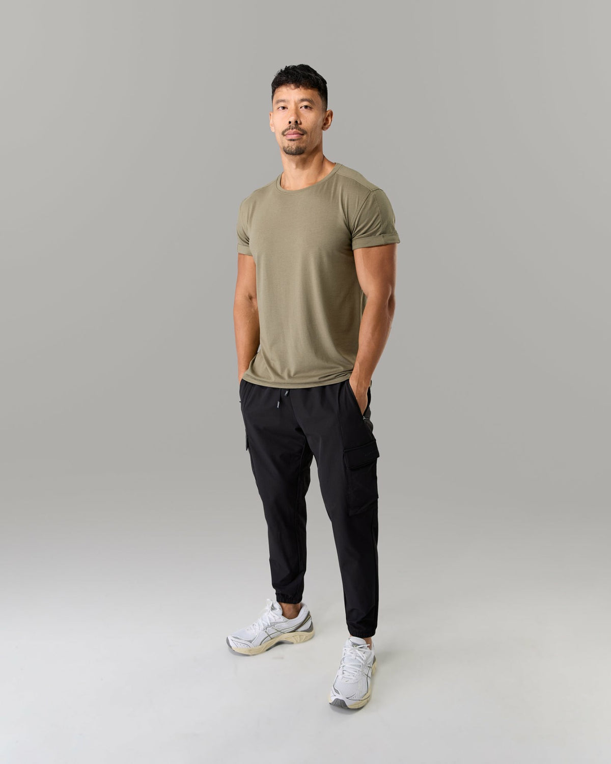 Rolled Muscle Tee - Pine - Mens Workout Tee | Alphalete