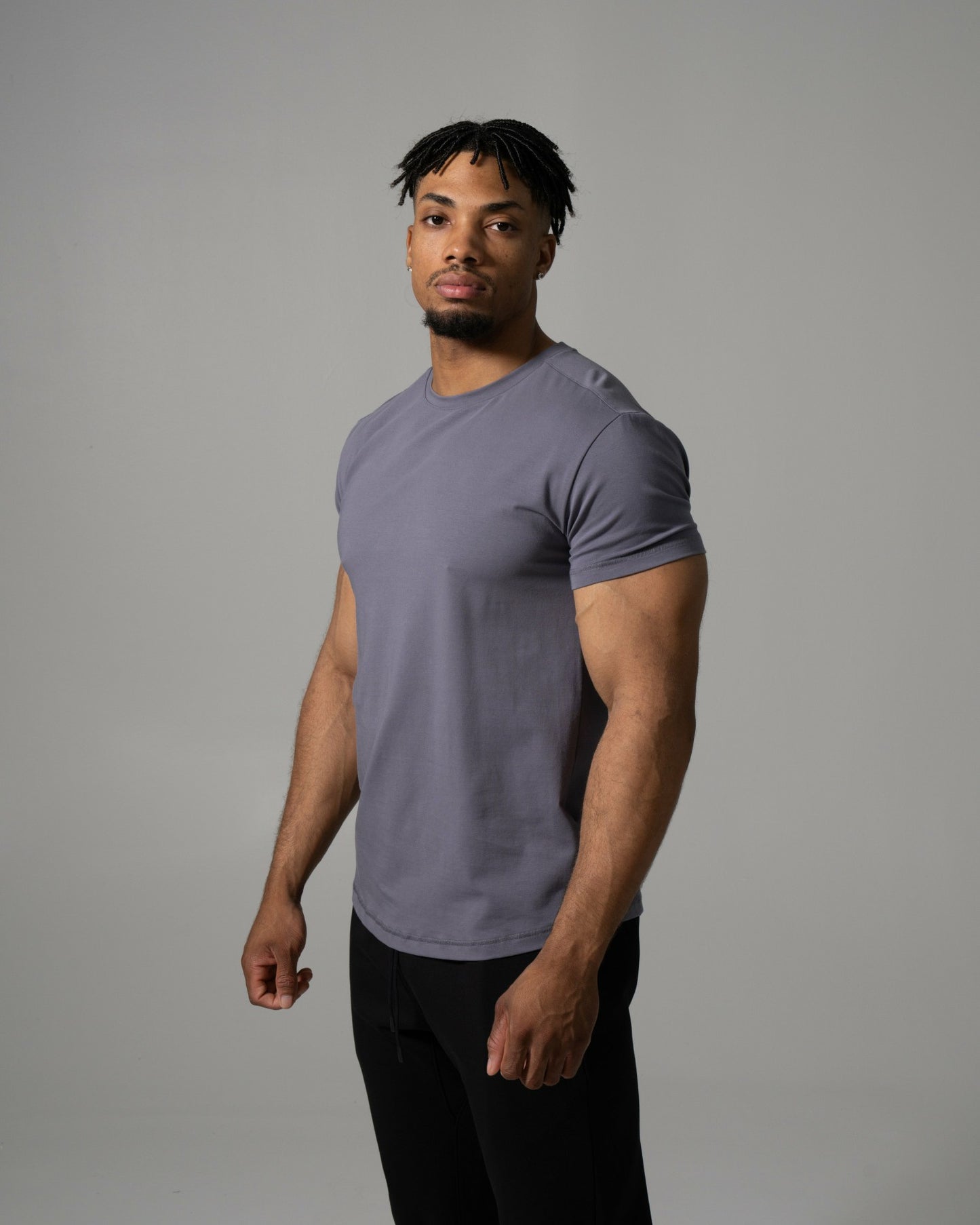 Precision Tee - Urban Steel - Mens Workout Tee | Alphalete