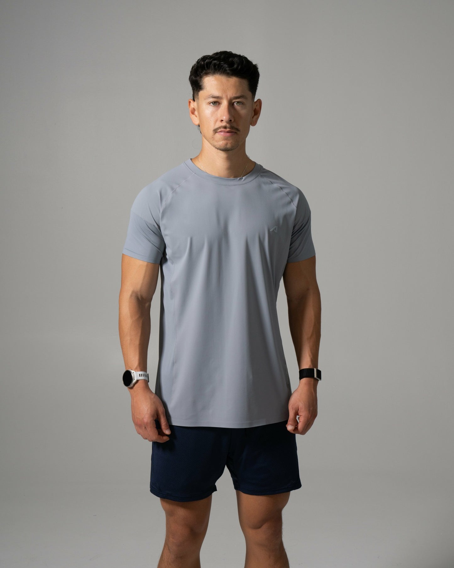 Fusion Tee - Stone - Mens Workout Tee | Alphalete