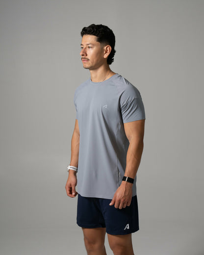 Fusion Tee - Stone - Mens Workout Tee | Alphalete