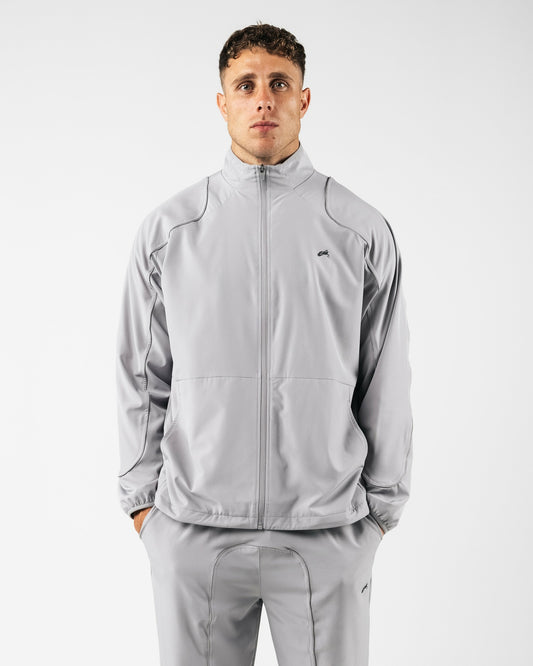 Club Training Jacket - Chrome - Men Workout Clothes | Alphalete