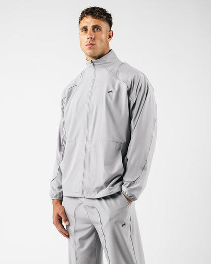 Club Training Jacket - Chrome - Men Workout Clothes | Alphalete