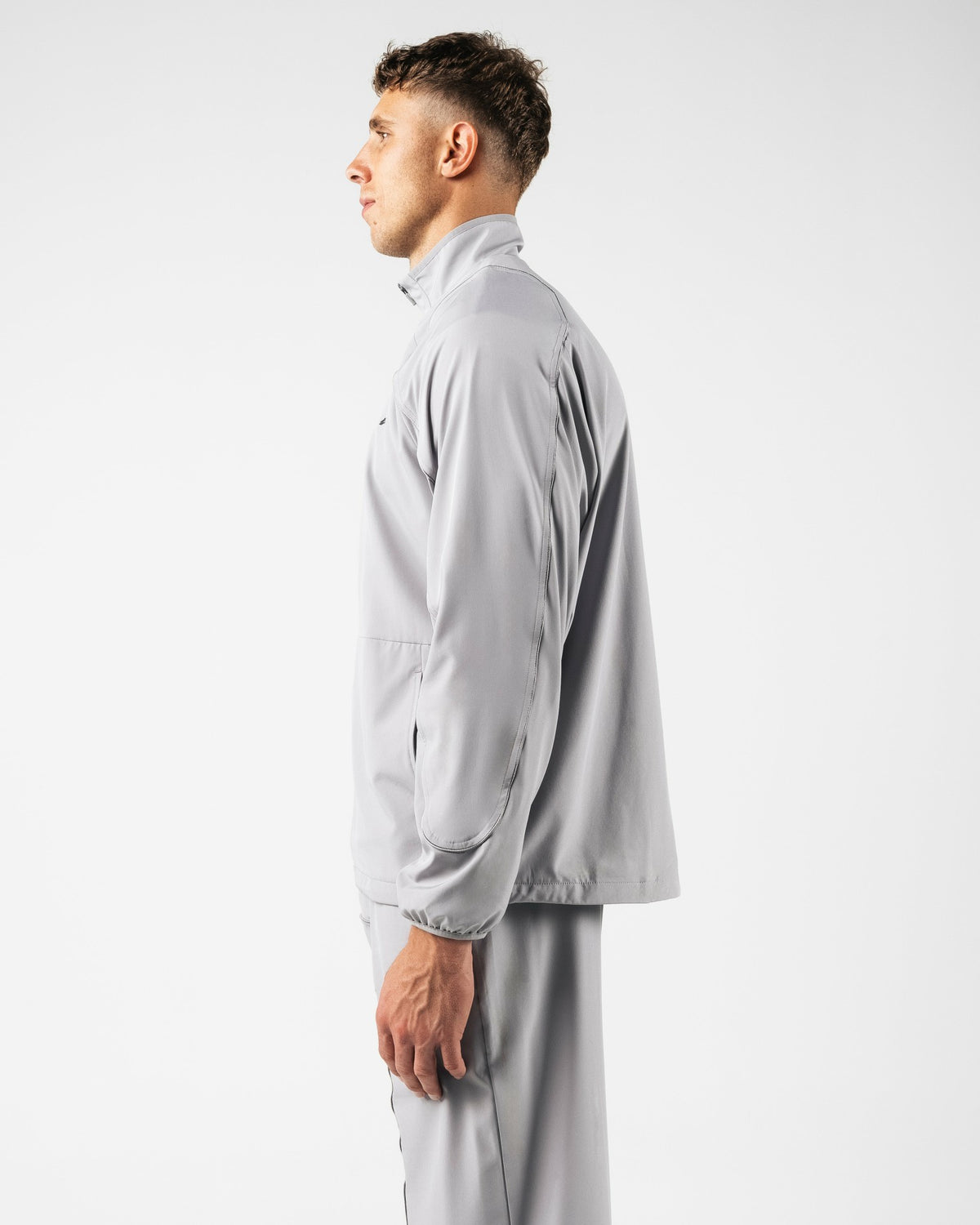 Club Training Jacket - Chrome - Men Workout Clothes | Alphalete