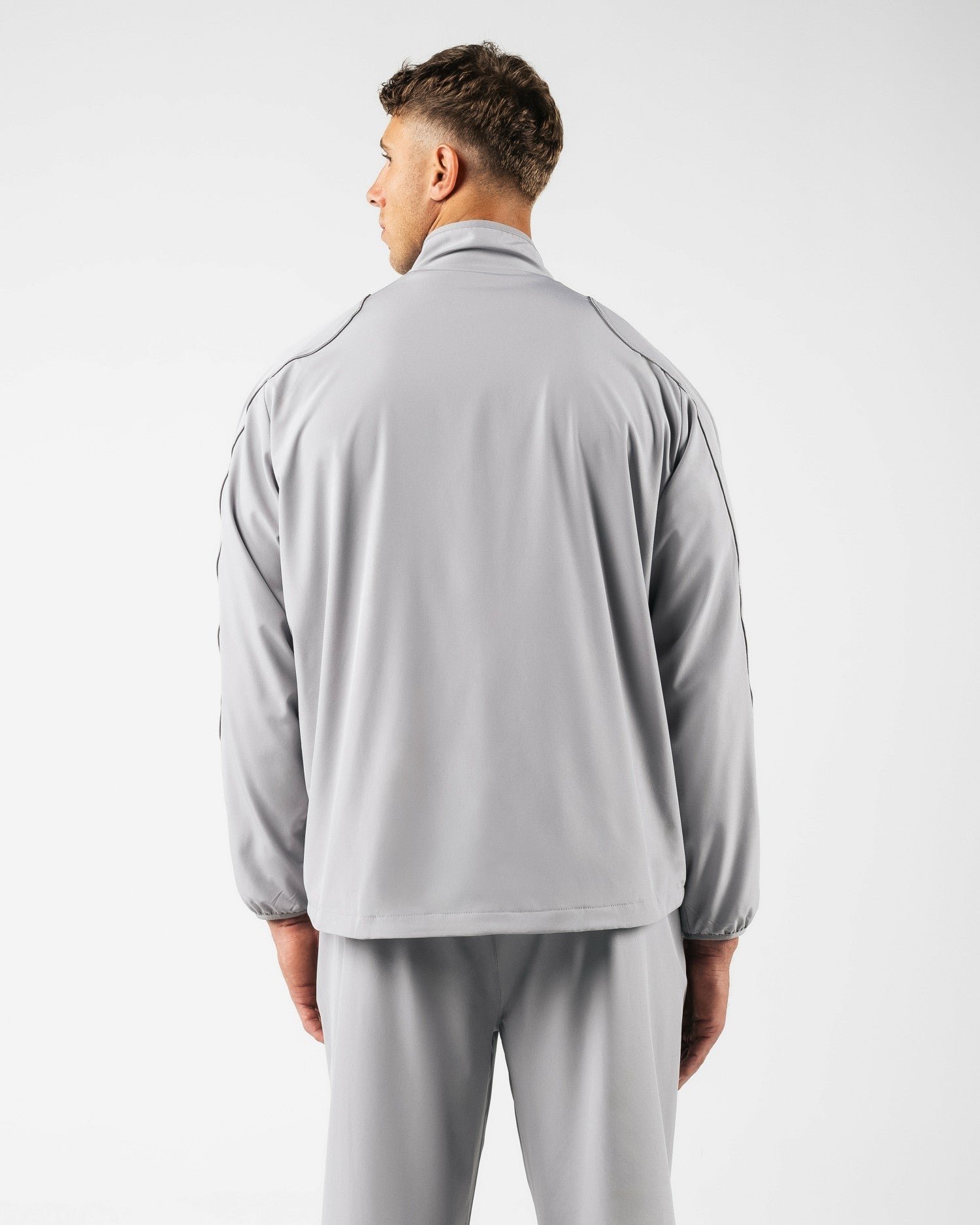 Club Training Jacket - Chrome - Men Workout Clothes | Alphalete