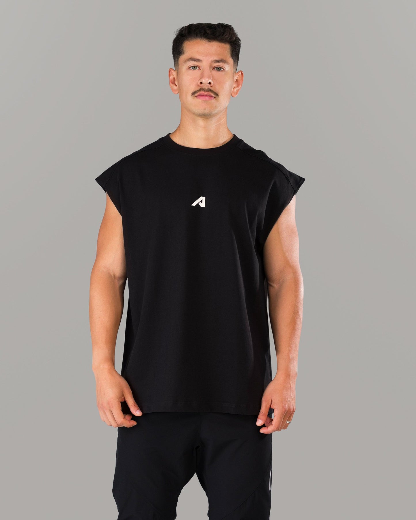 Union Mineral Cutoff - Black - Mens Workout Tee | Alphalete