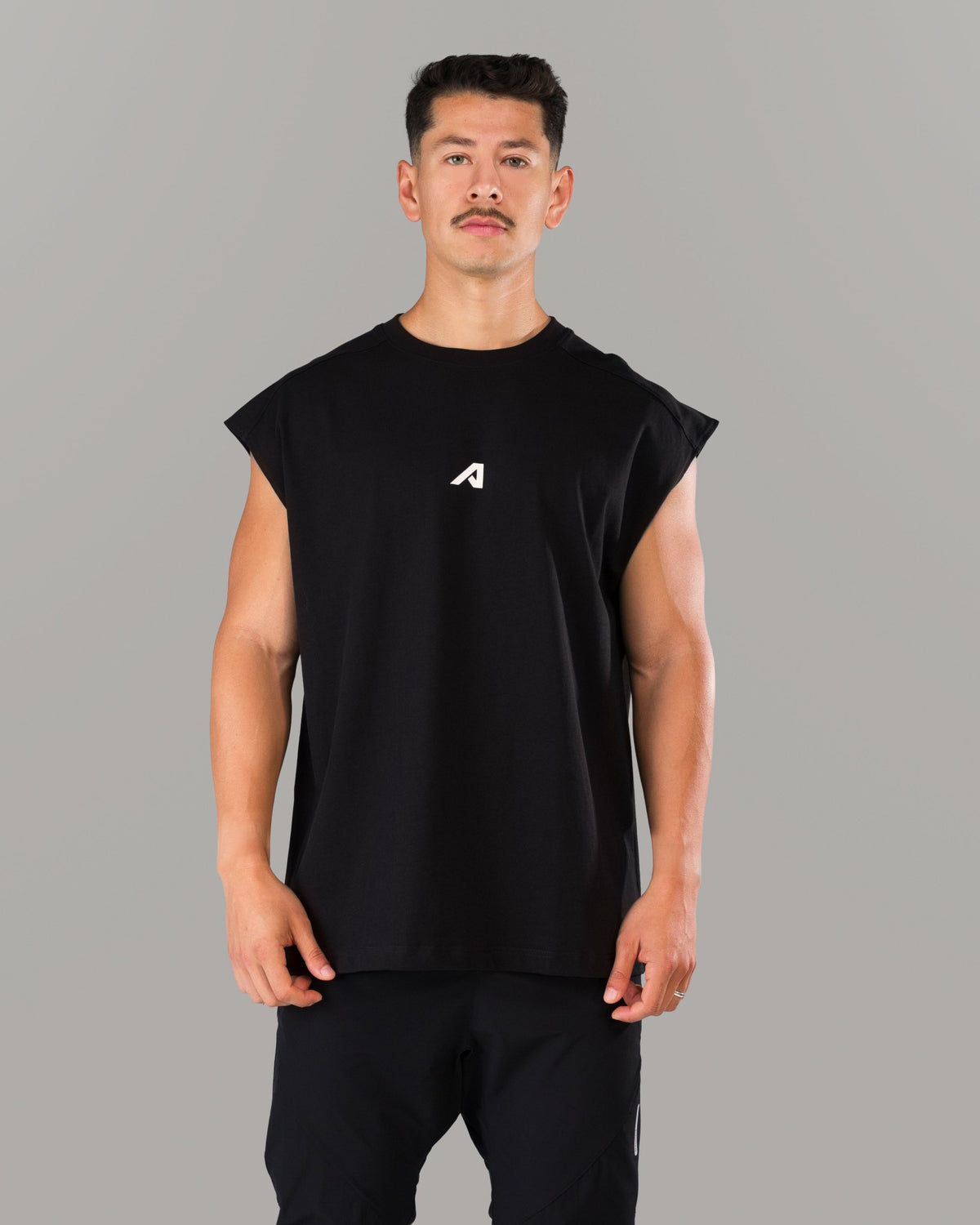 Union Mineral Cutoff - Black - Mens Workout Tee | Alphalete