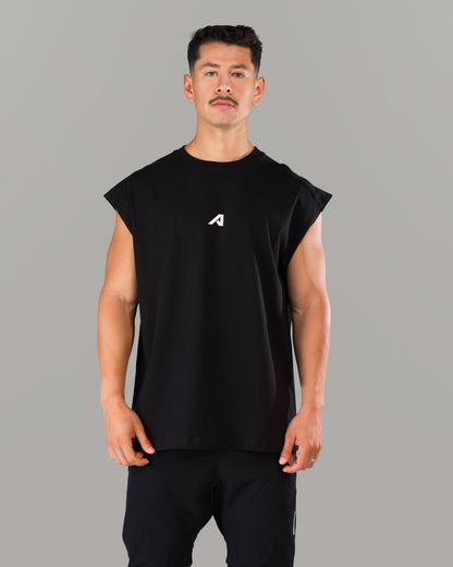 Union Mineral Cutoff - Black - Mens Workout Tee | Alphalete