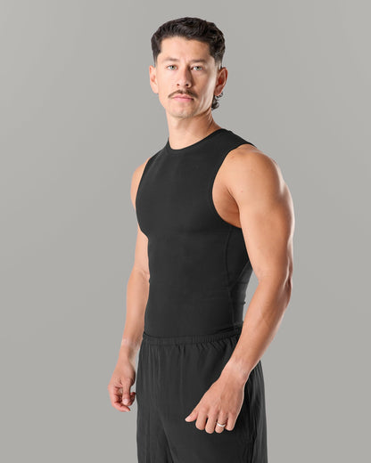 Power Tank - Black - Mens Workout Tee | Alphalete