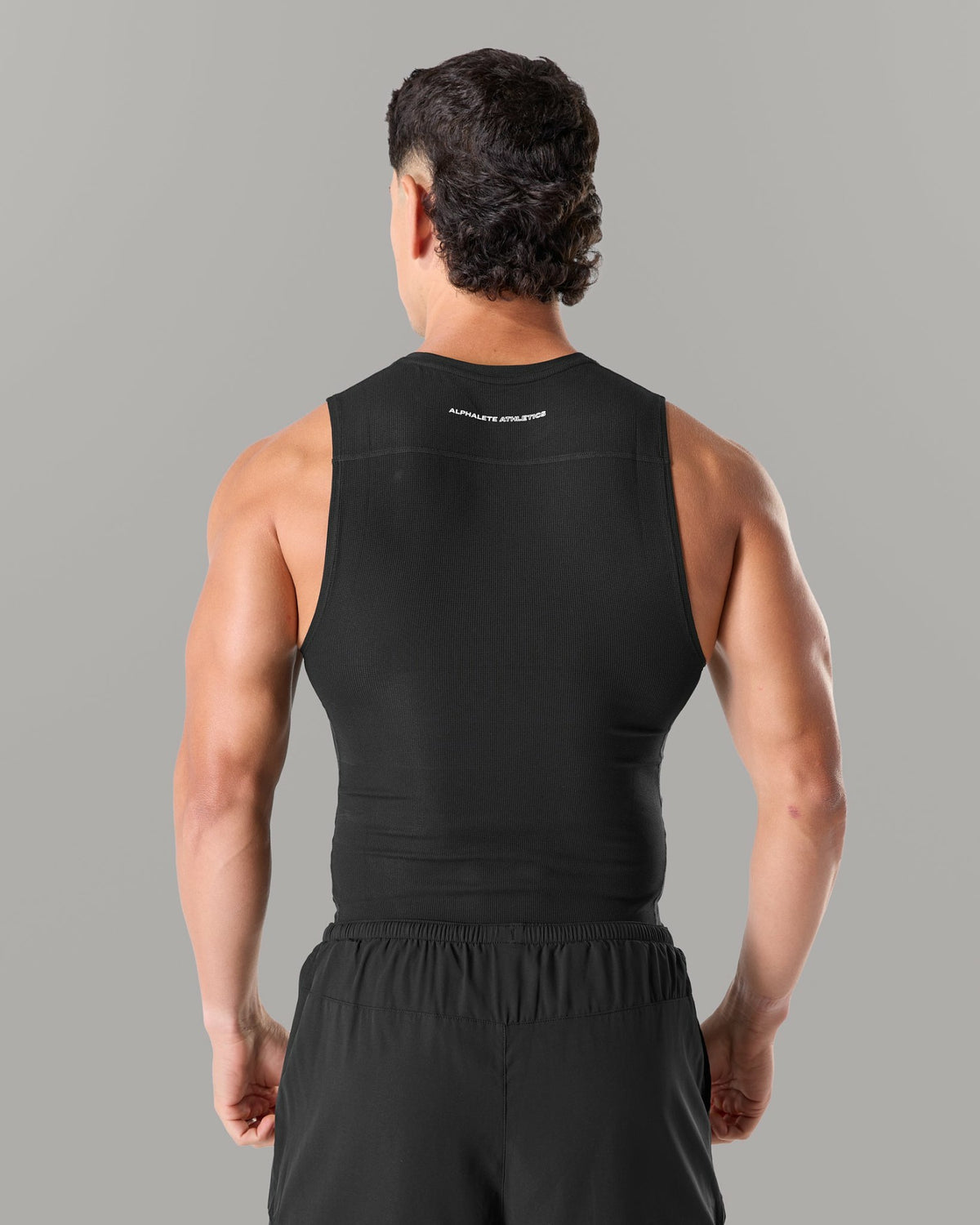 Power Tank - Black - Mens Workout Tee | Alphalete