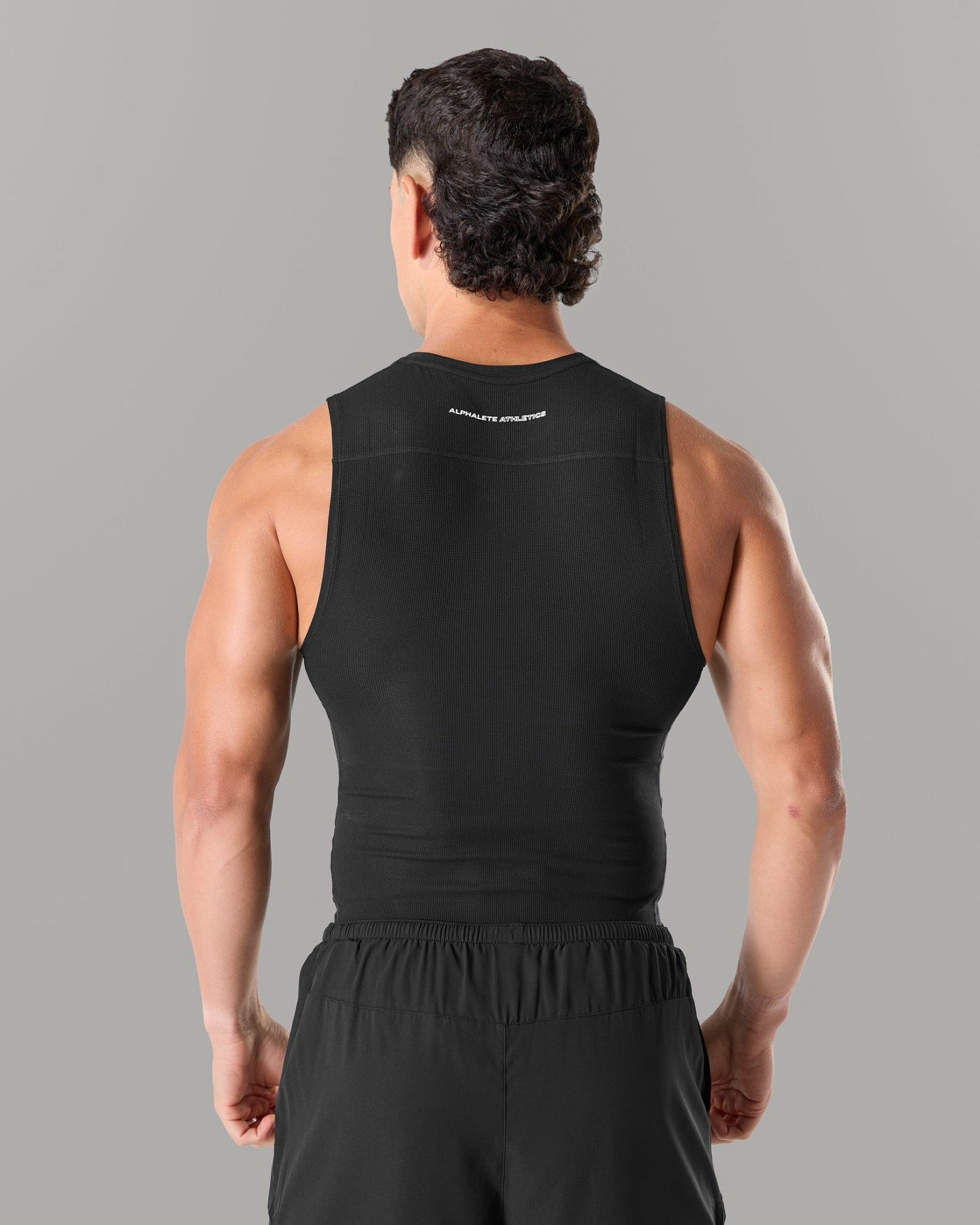 Power Tank - Black - Mens Workout Tee | Alphalete