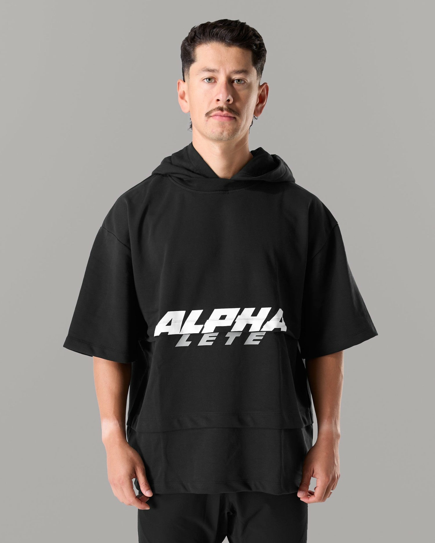 Alpha Layered Hoodie - Black - Men Workout Clothes | Alphalete