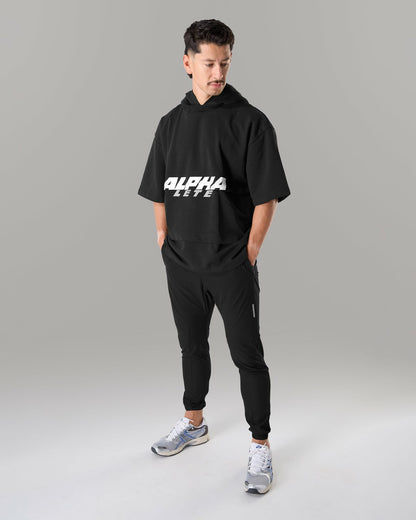 Alpha Layered Hoodie - Black - Men Workout Clothes | Alphalete