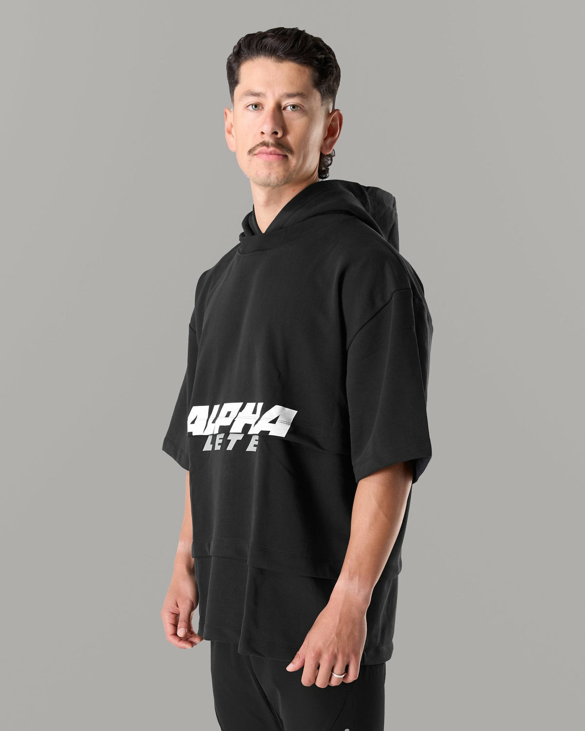 Alpha Layered Hoodie - Black - Men Workout Clothes | Alphalete