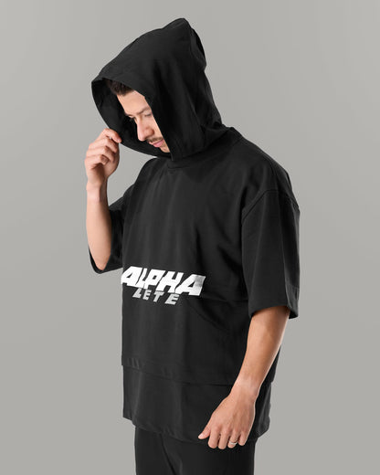 Alpha Layered Hoodie - Black - Men Workout Clothes | Alphalete