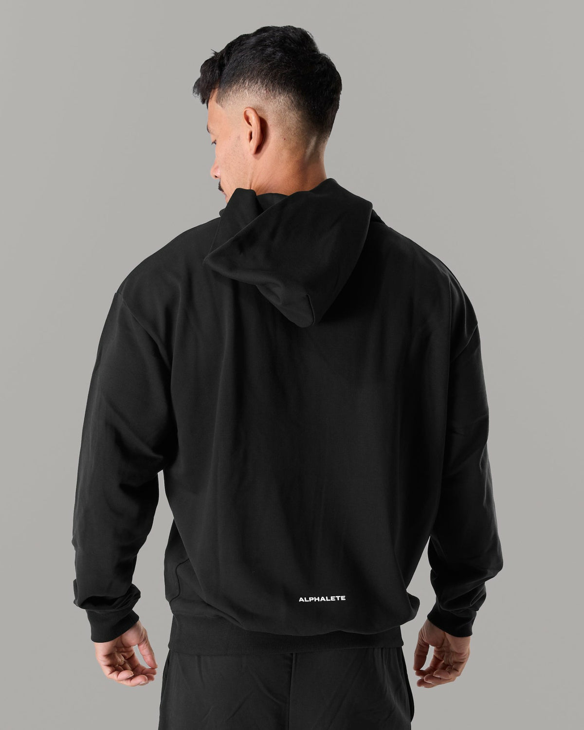 Three Pillar Heavyweight Hoodie - Black | Alphalete