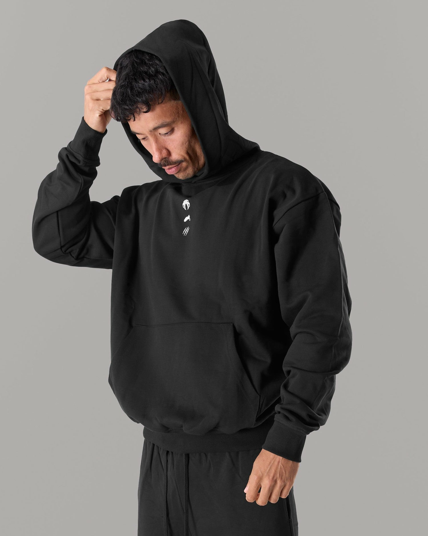 Three Pillar Heavyweight Hoodie - Black | Alphalete