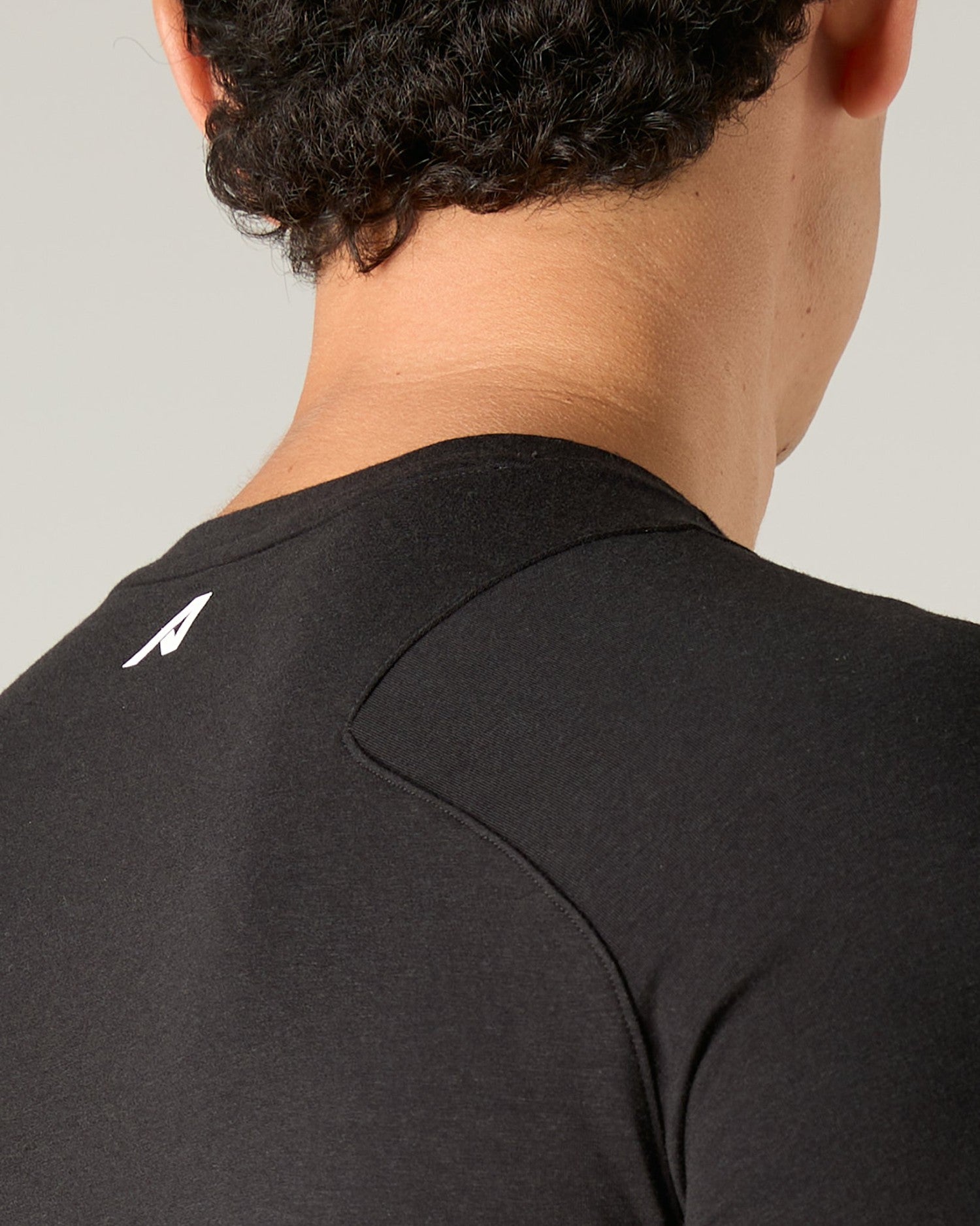 Essential LS Tee - Black - Mens Workout Tee | Alphalete