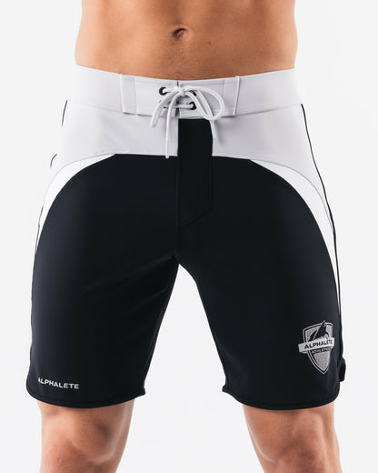 Crescent Boardshort - Black Coin - Men's Athletic Shorts | Alphalete