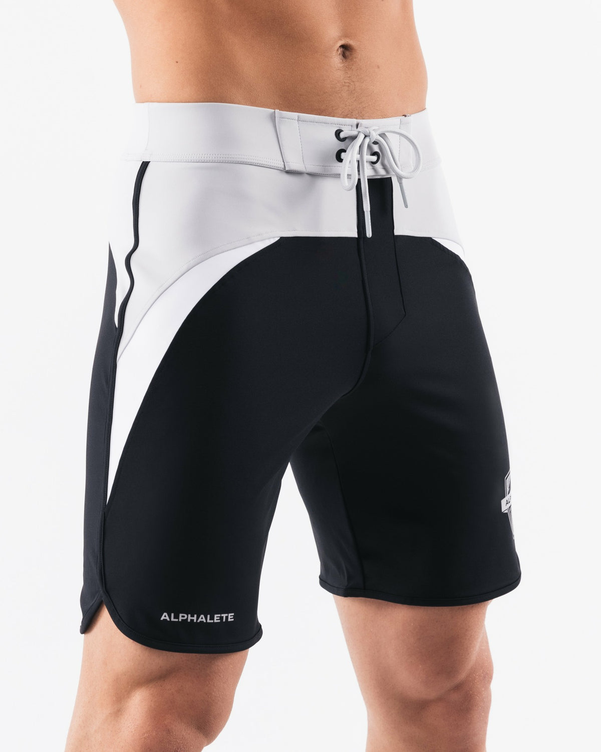 Crescent Boardshort - Black Coin - Men's Athletic Shorts | Alphalete