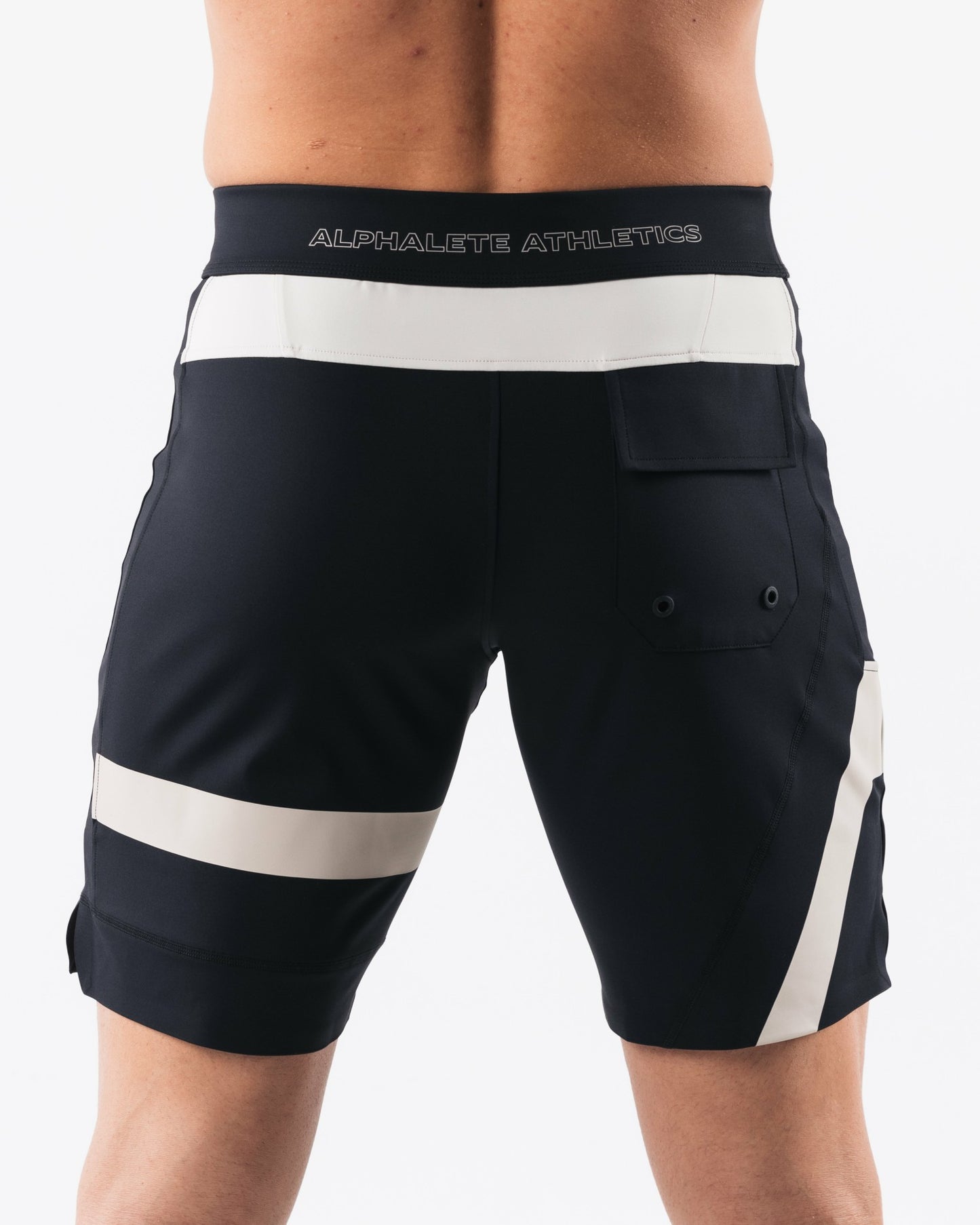 Aztec Boardshort - Black Linen - Men's Athletic Shorts | Alphalete