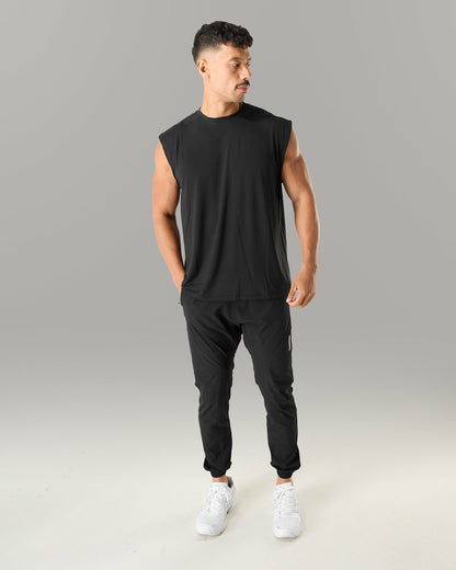 Zero Accent Tank - Black - Mens Workout Tee | Alphalete