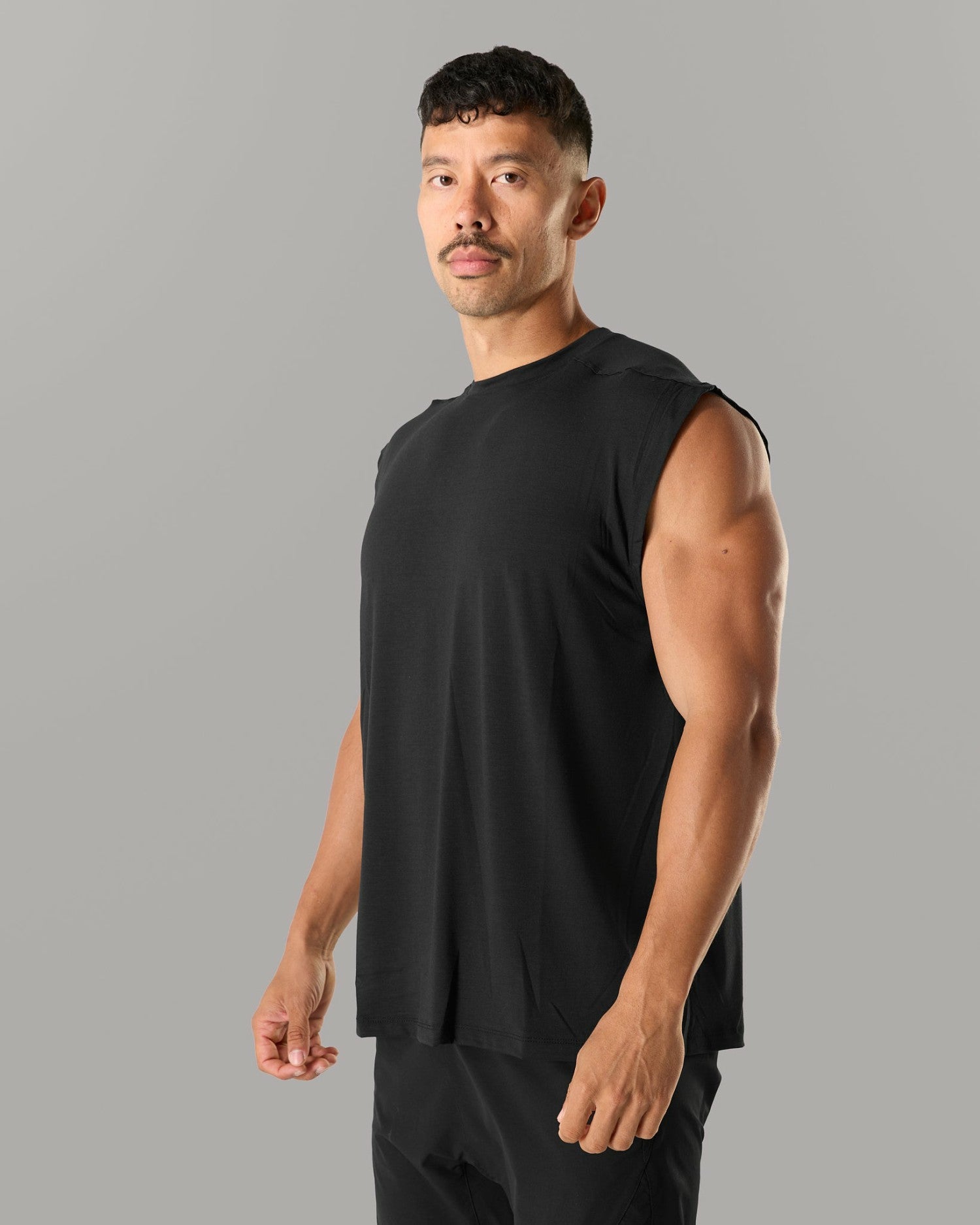 Zero Accent Tank - Black - Mens Workout Tee | Alphalete