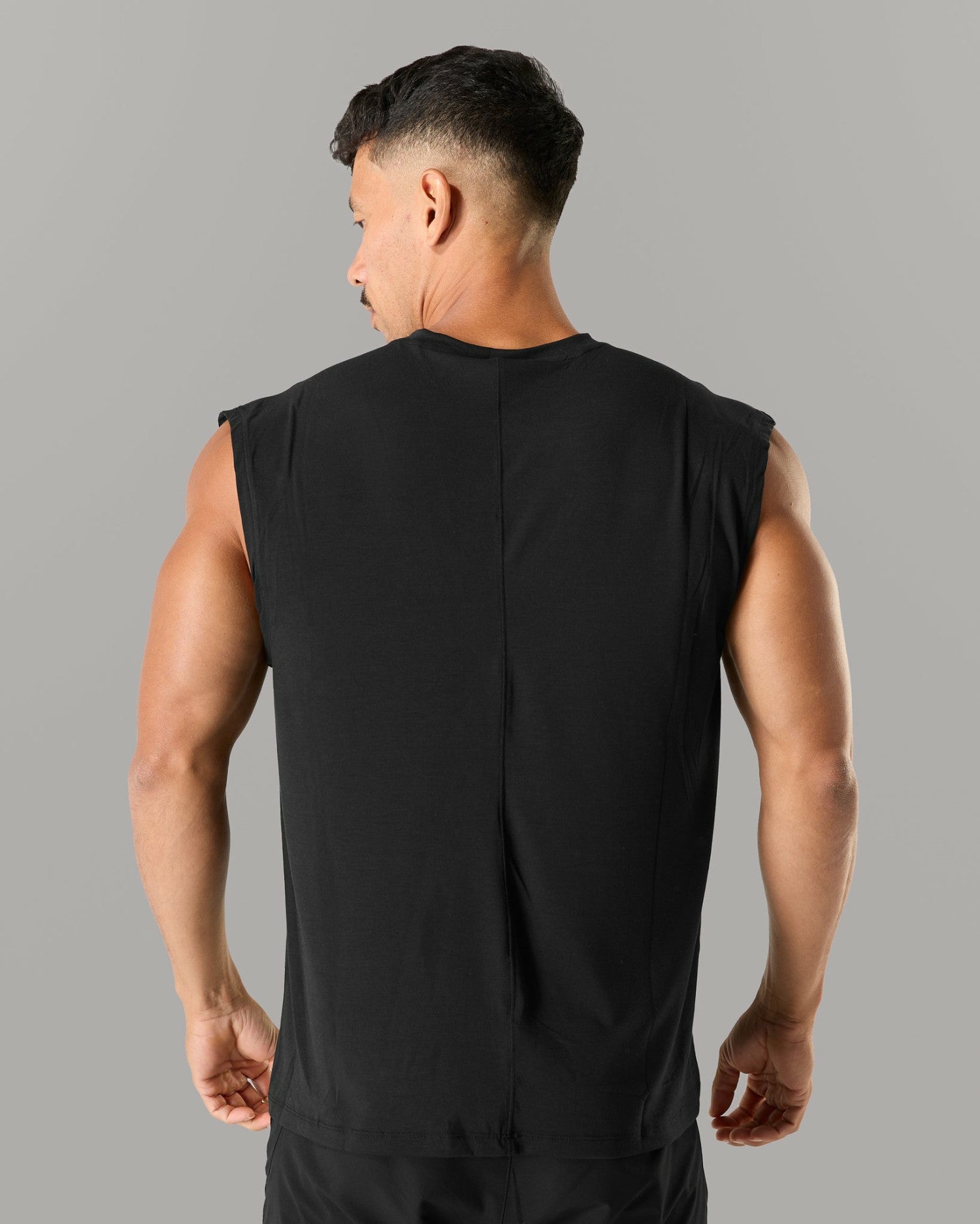 Zero Accent Tank - Black - Mens Workout Tee | Alphalete