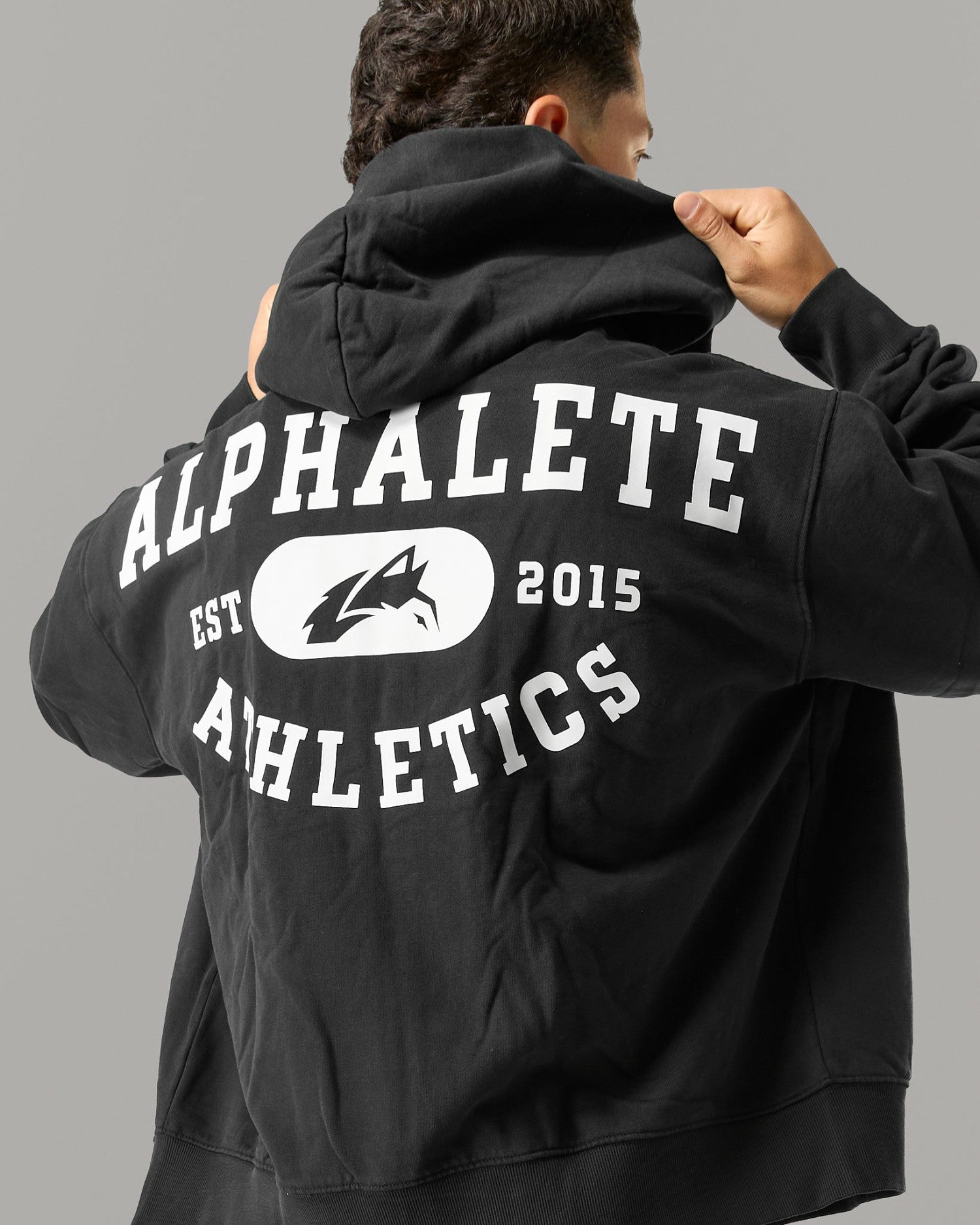 Member Vintage Zip Up - Black - Workout Clothes | Alphalete