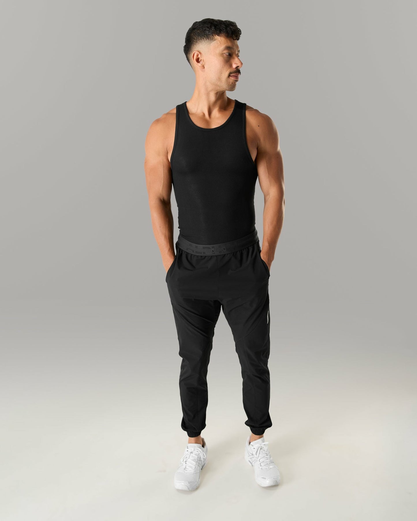 Zero Ribbed Tank 2pk - Black - Mens Workout Tee | Alphalete