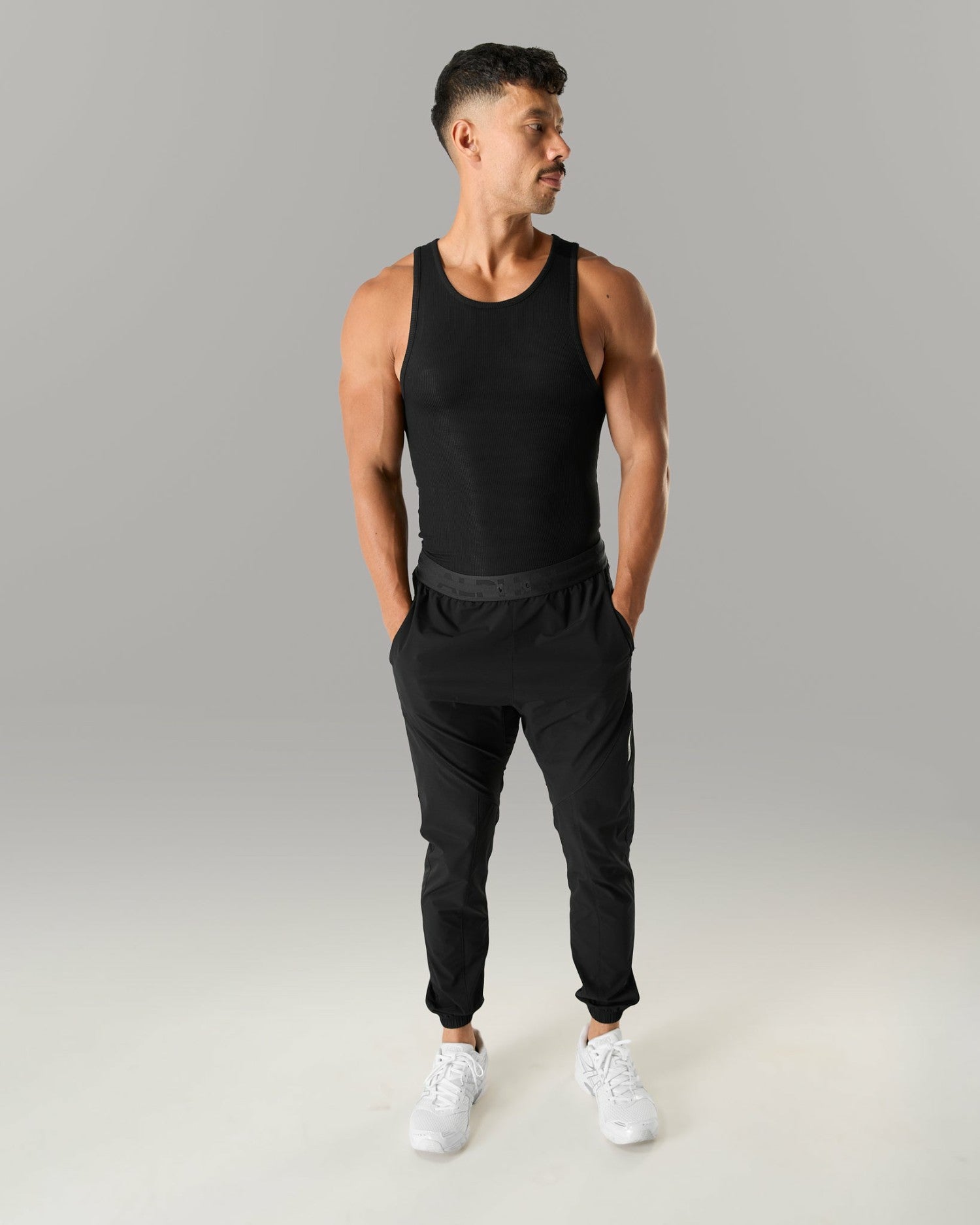 Zero Ribbed Tank 2pk - Black - Mens Workout Tee | Alphalete