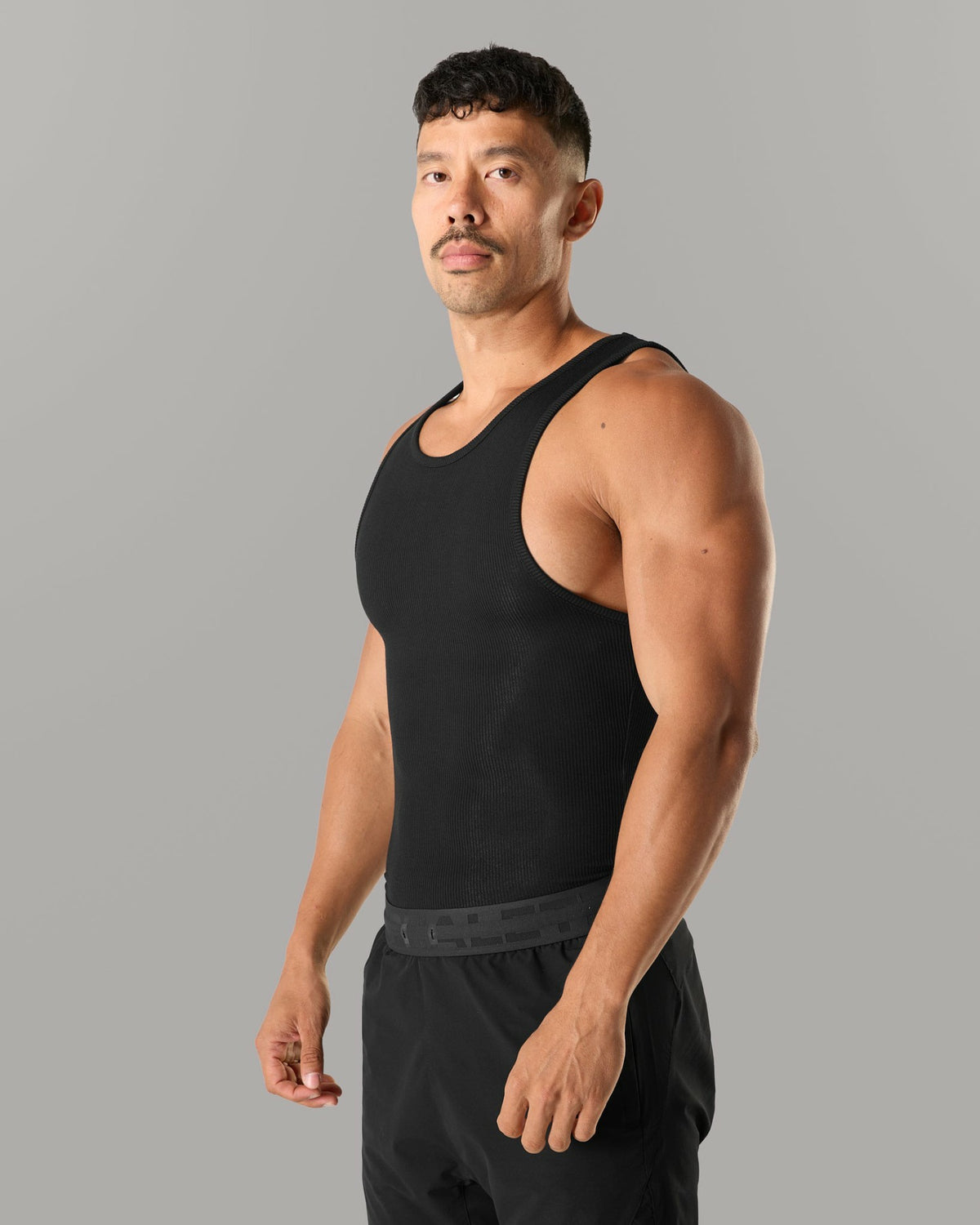 Zero Ribbed Tank 2pk - Black - Mens Workout Tee | Alphalete