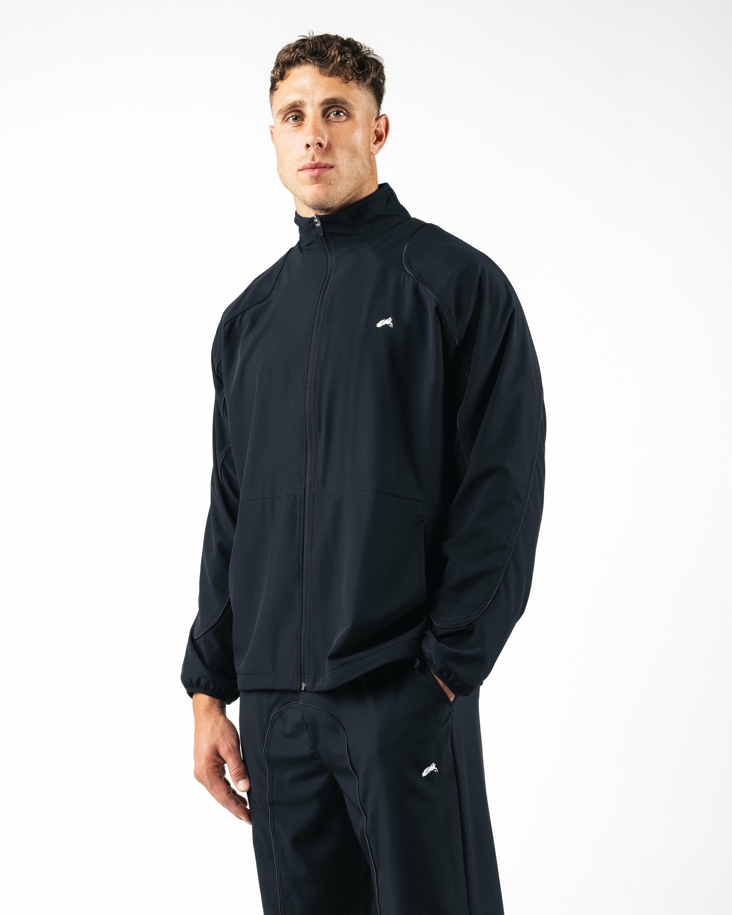 Club Training Jacket - Black - Men Workout Clothes | Alphalete