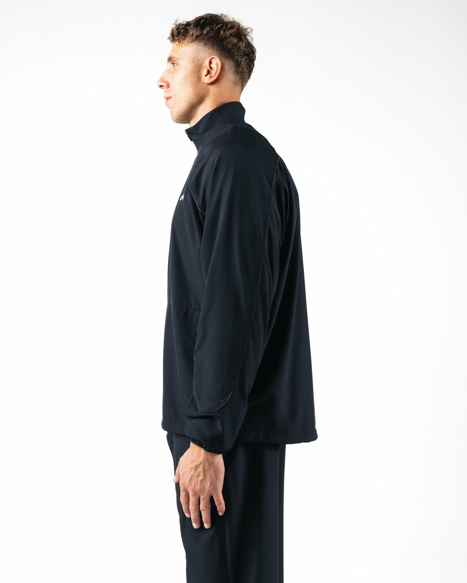 Club Training Jacket - Black - Men Workout Clothes | Alphalete