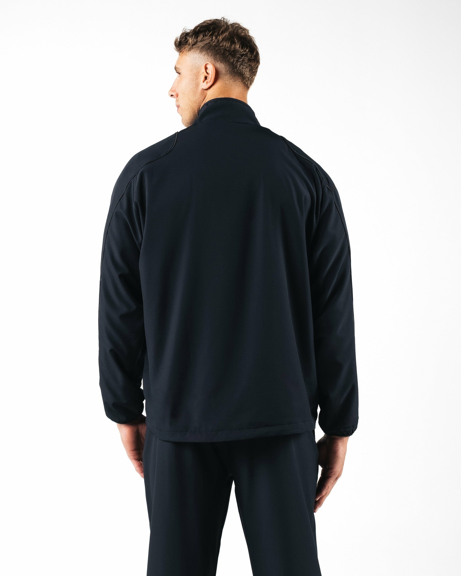Club Training Jacket - Black - Men Workout Clothes | Alphalete