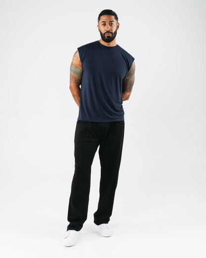 Zero Accent Tank - Dark Navy - Mens Workout Tee | Alphalete