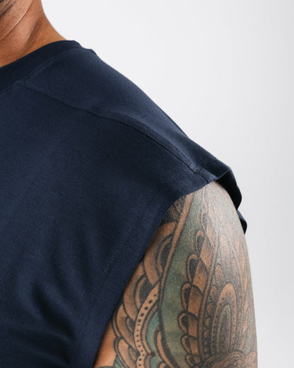 Zero Accent Tank - Dark Navy - Mens Workout Tee | Alphalete