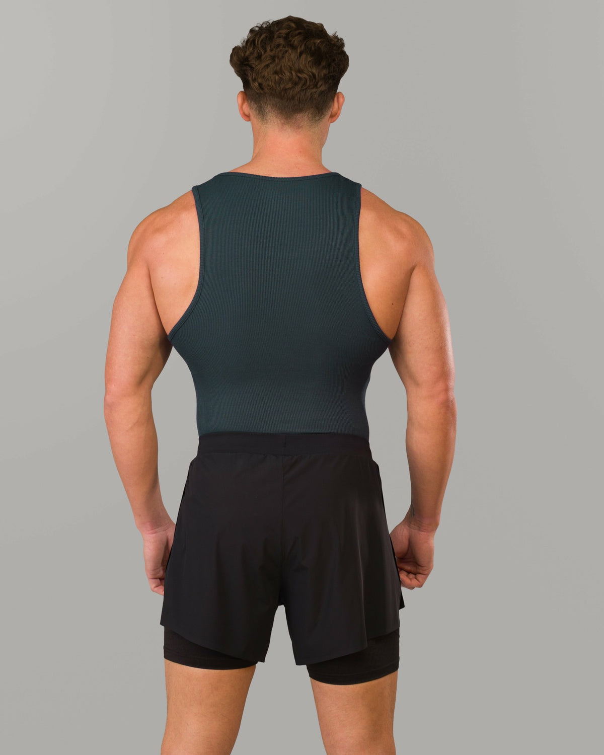 Zero Ribbed Tank 2pk - Signature Green / Signature Navy | Alphalete