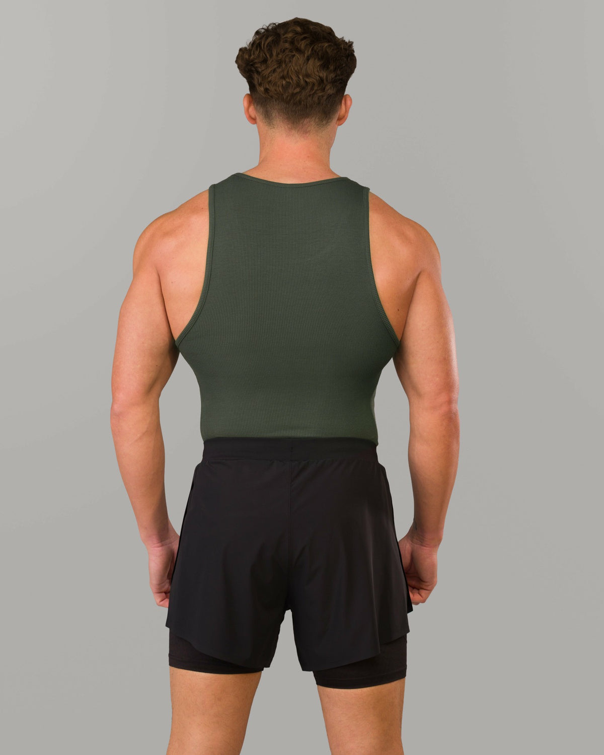 Zero Ribbed Tank 2pk - Signature Green / Signature Navy | Alphalete