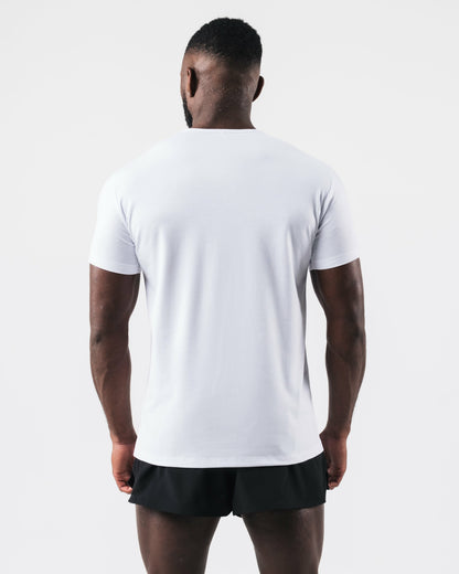 Zero Classic Tee 2pk - White - Mens Workout Tee | Alphalete